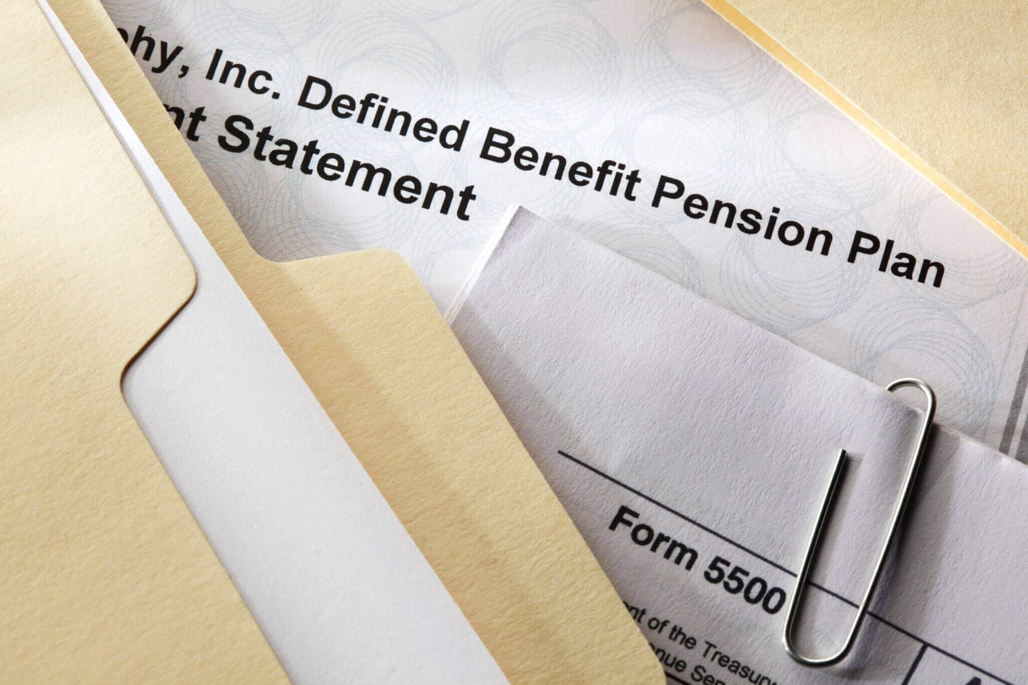 Defined benefit documents
