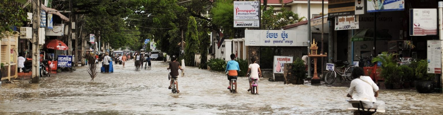 Flooded streets